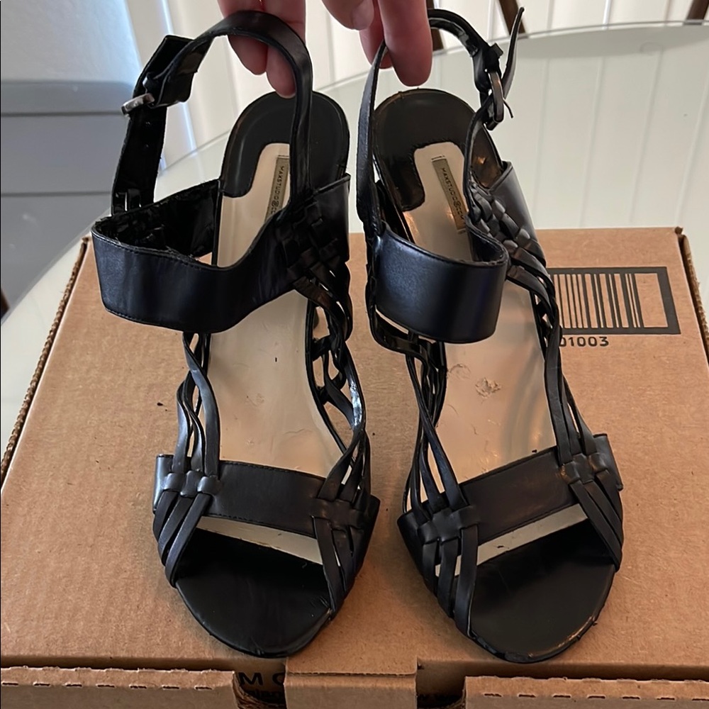 Black Strappy Sandals